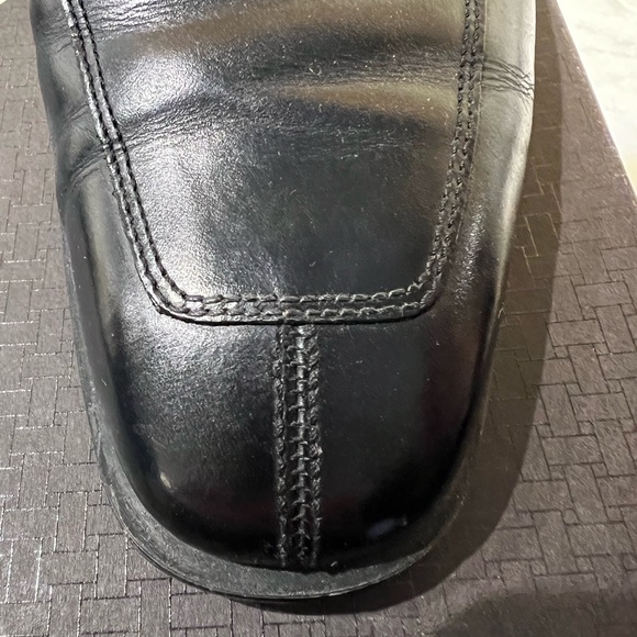 COLE HAAN *Nike Air* Jefferson.2.Gore Black Leather Slip-On Dress Shoes Men 10 M - Picture 4 of 8